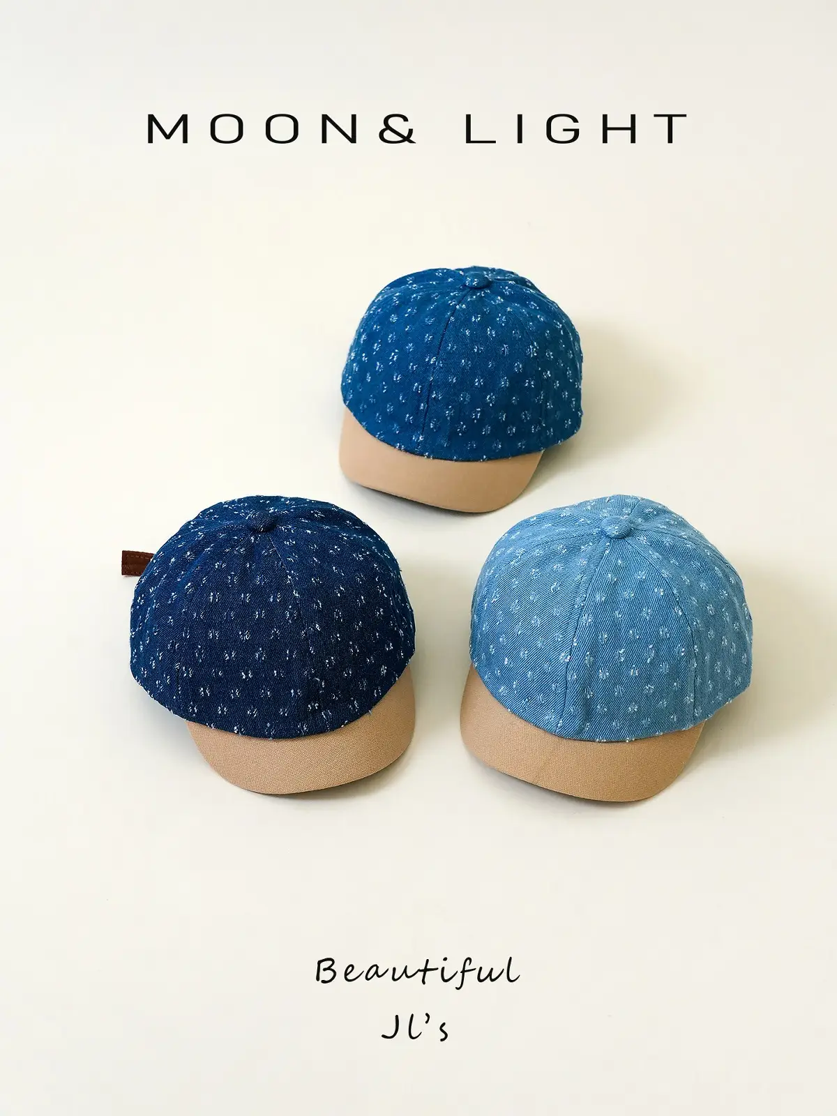 Denim Striped Baby Hats for Kids Spring Autumn Sun Protection — feature 20