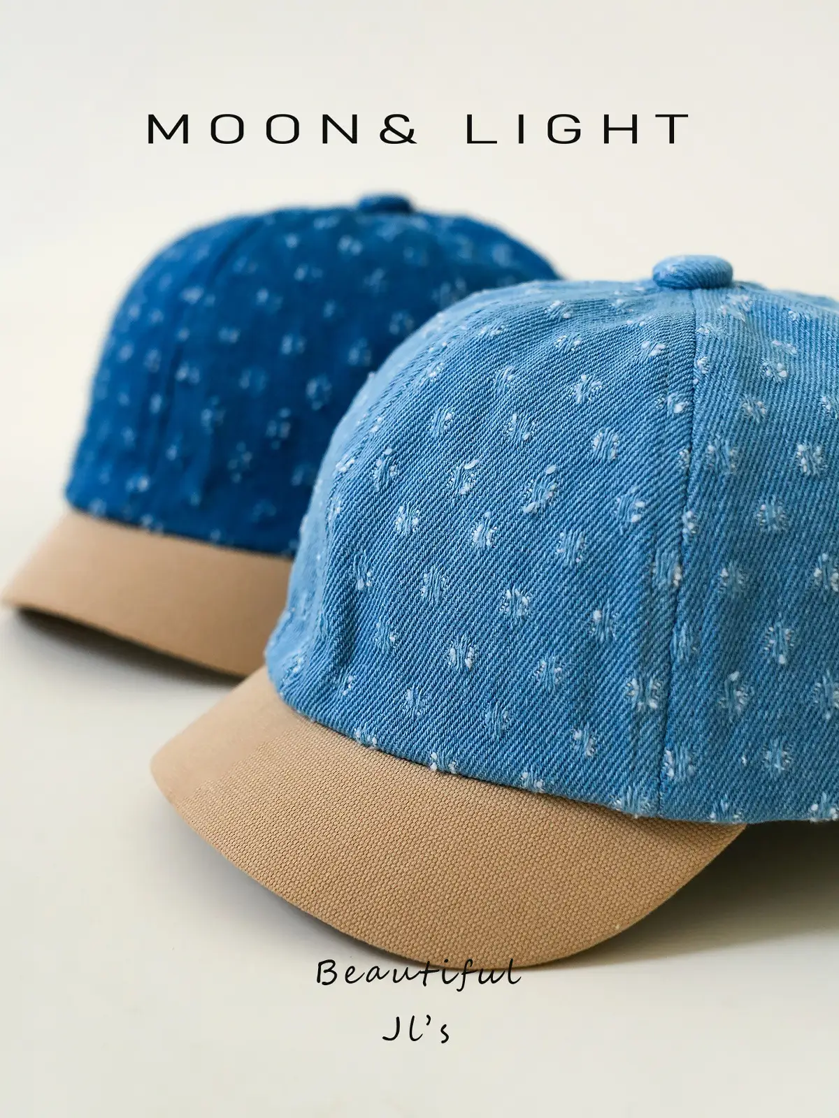 Denim Striped Baby Hats for Kids Spring Autumn Sun Protection — feature 22