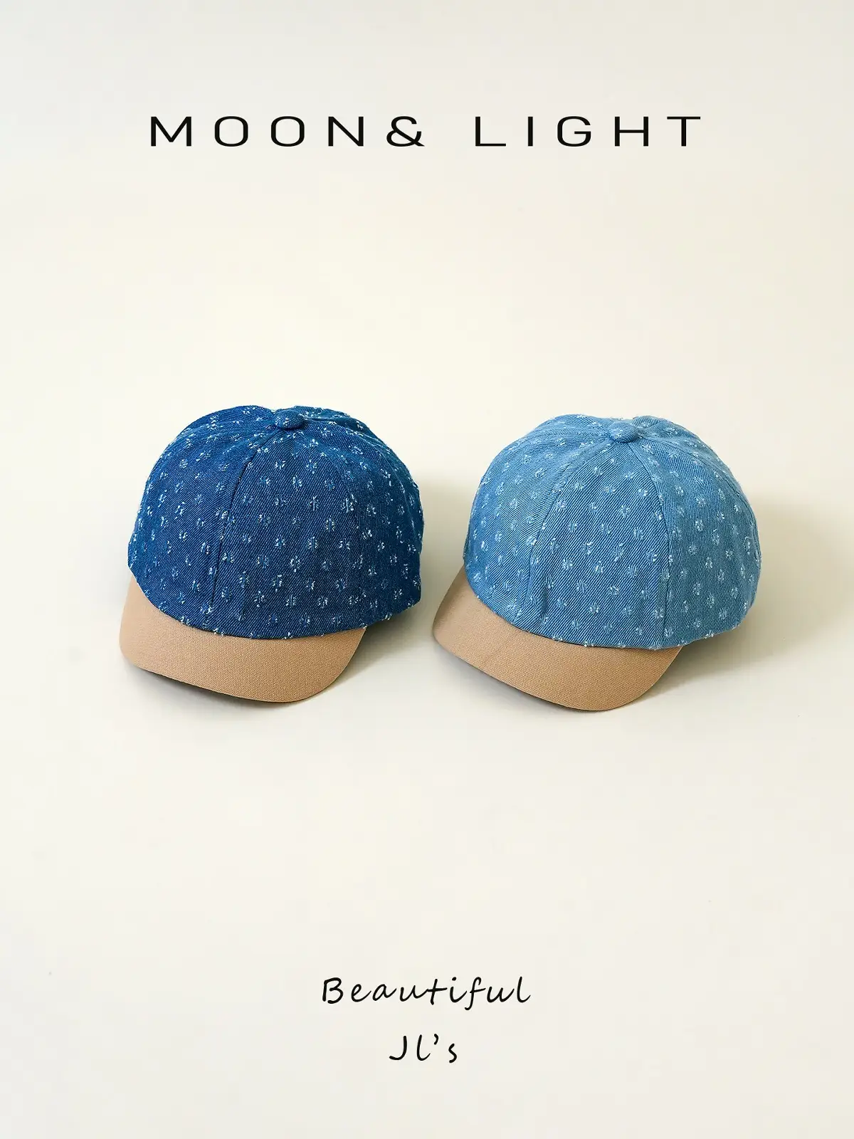 Denim Striped Baby Hats for Kids Spring Autumn Sun Protection — feature 24