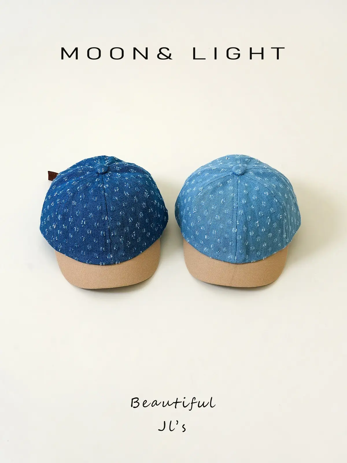 Denim Striped Baby Hats for Kids Spring Autumn Sun Protection — feature 26