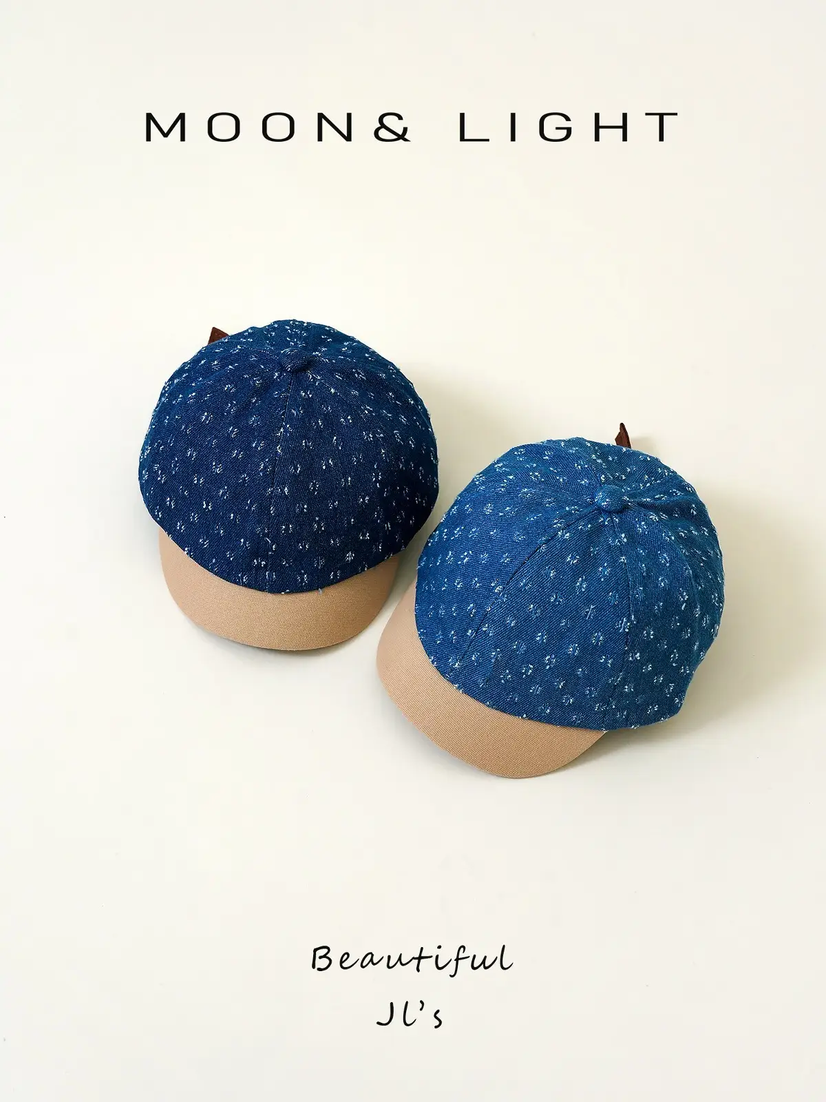 Denim Striped Baby Hats for Kids Spring Autumn Sun Protection — feature 32
