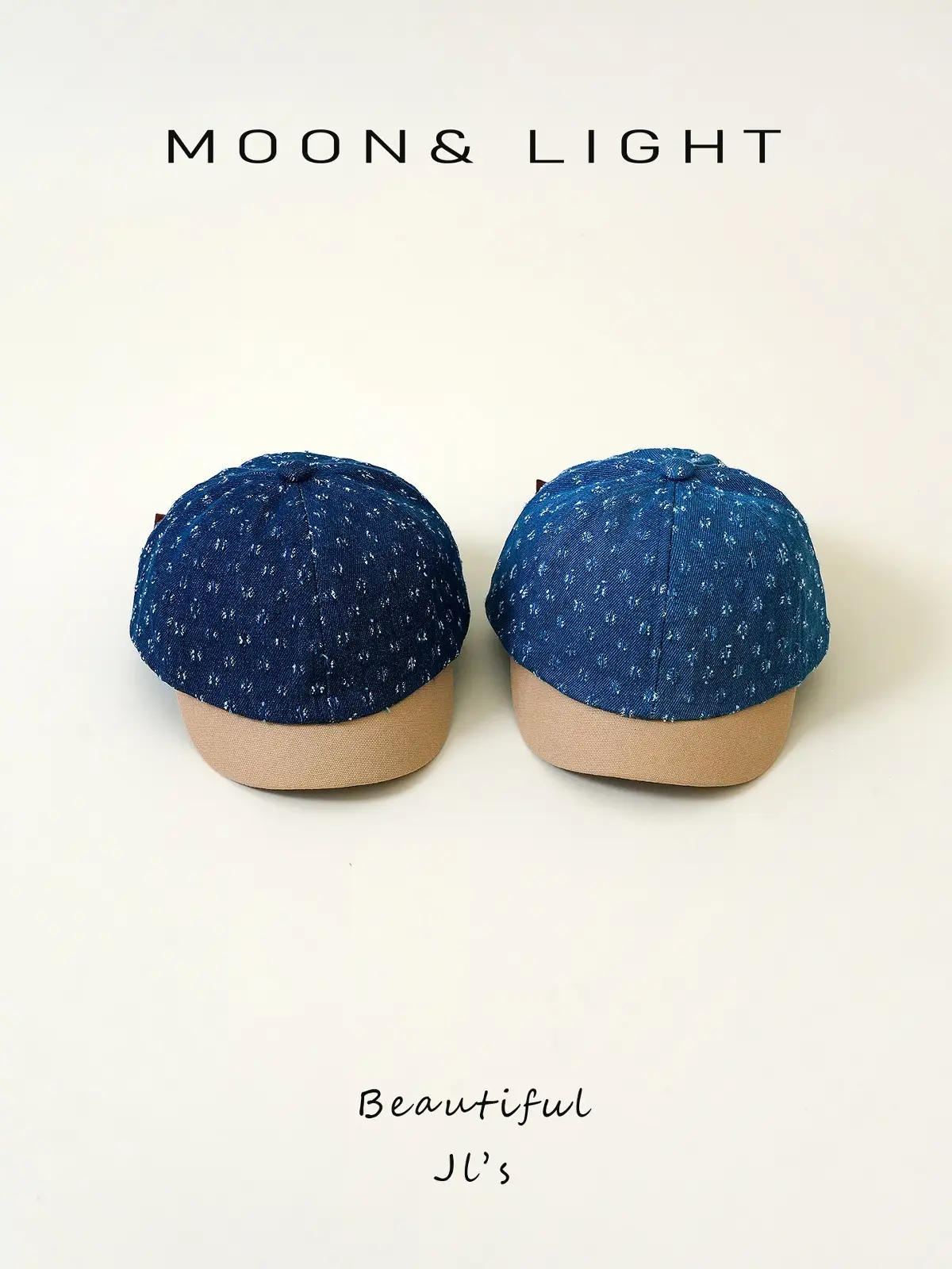 Denim Striped Baby Hats for Kids Spring Autumn Sun Protection — feature 33