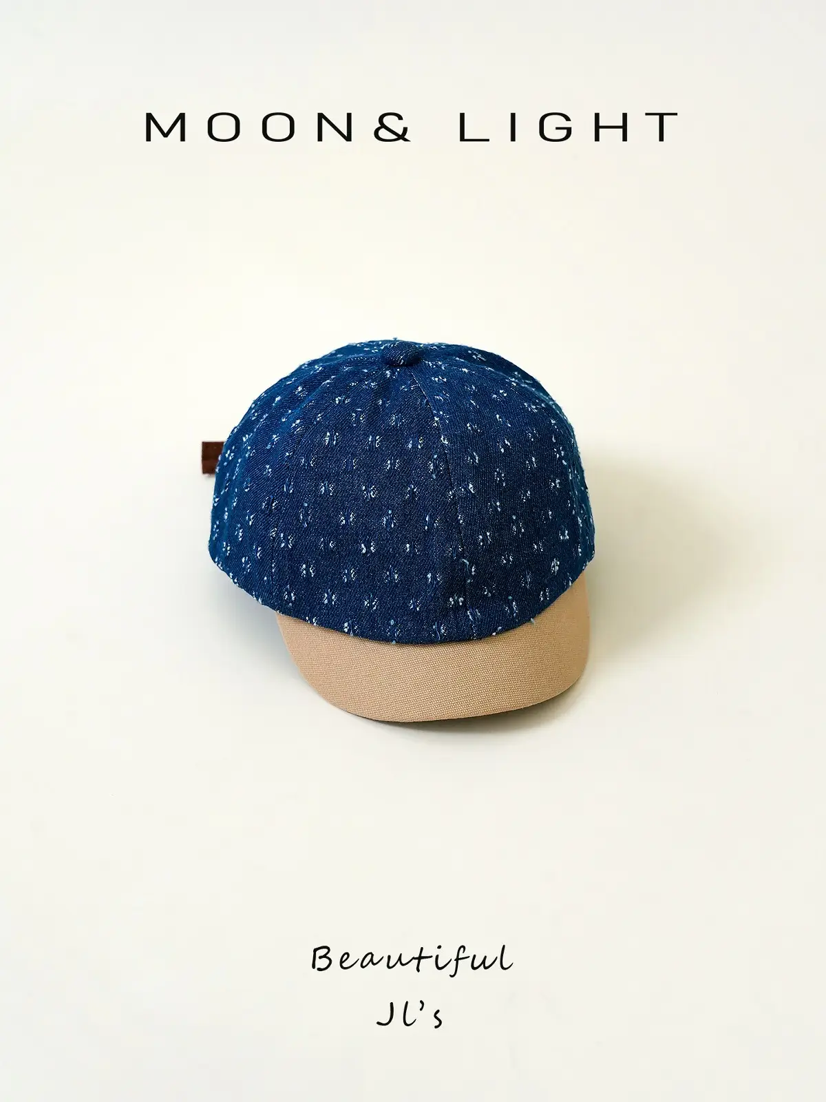 Denim Striped Baby Hats for Kids Spring Autumn Sun Protection - Image 5