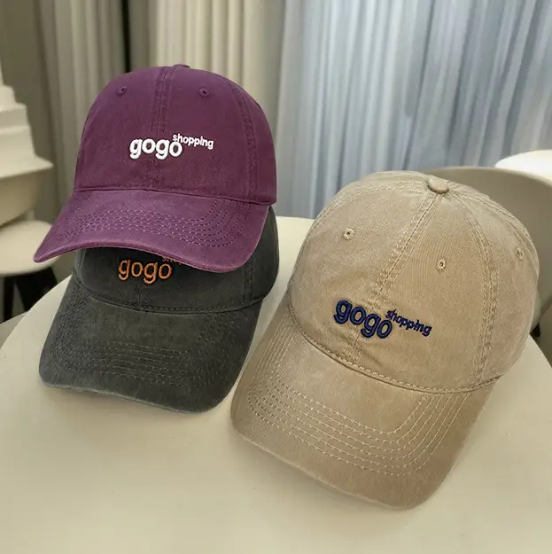 Gogo Embroidered Women Baseball Cap Green All Season — feature 2