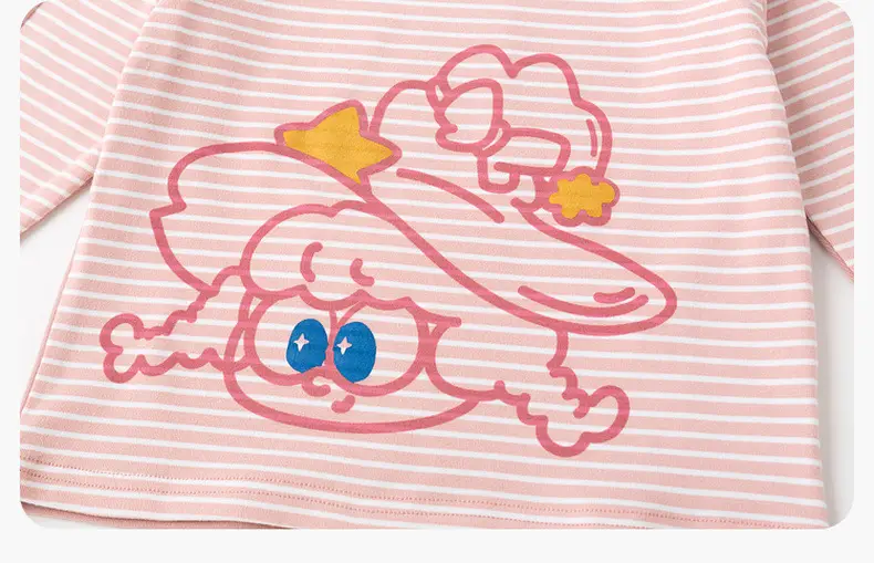 Dudu Baby Pink Half-High Collar T-Shirt Winter Warm — feature 22