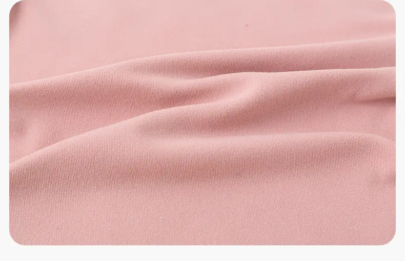 Dudu Baby Pink Half-High Collar T-Shirt Winter Warm — feature 25