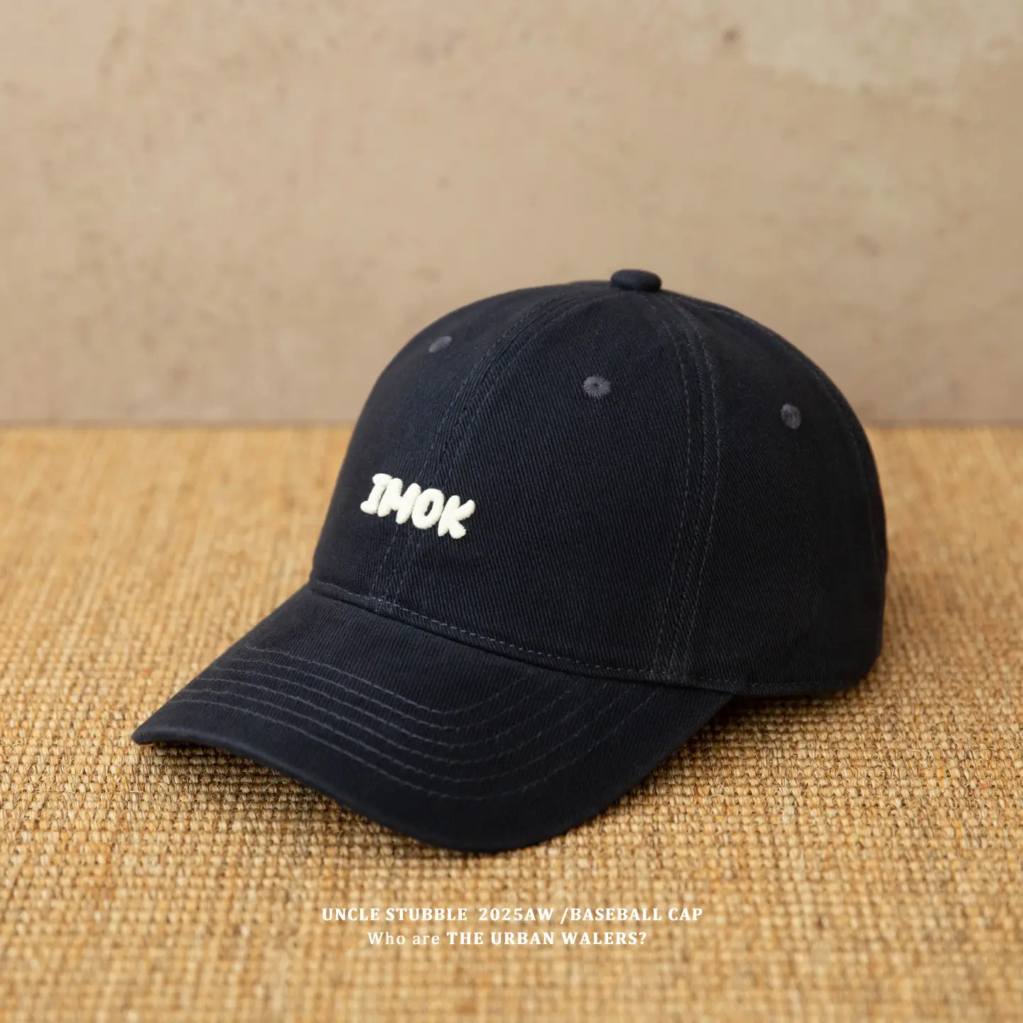 Korean Embroidered Baseball Cap Black Men Women — feature 12