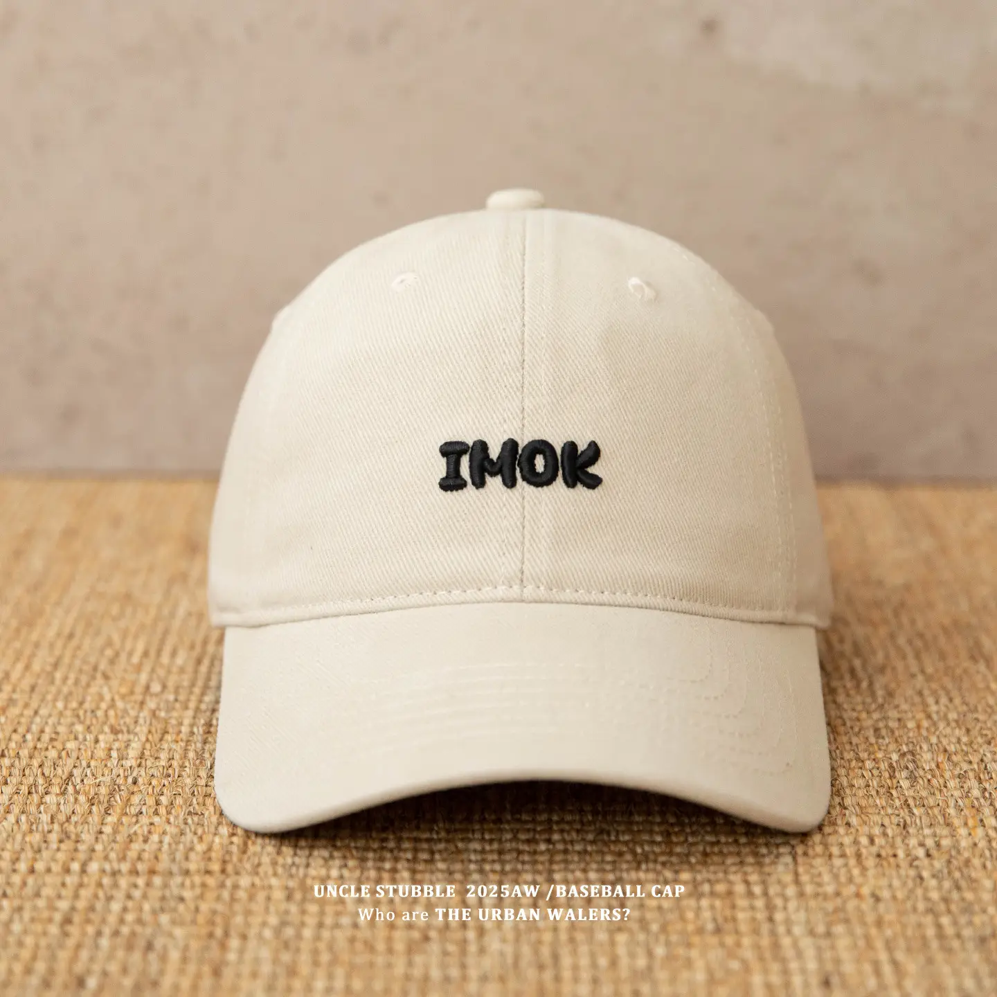 Korean Embroidered Baseball Cap Black Men Women — feature 2