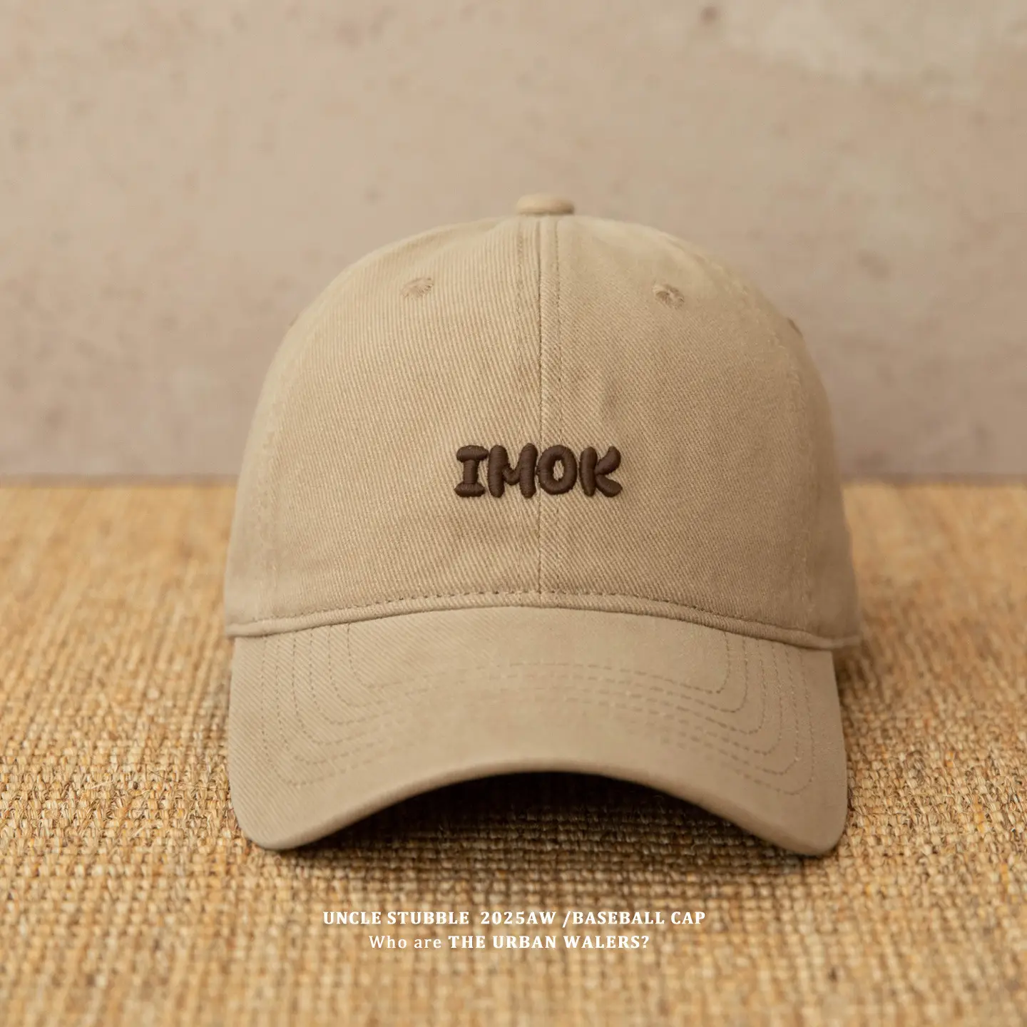Korean Embroidered Baseball Cap Black Men Women — feature 5