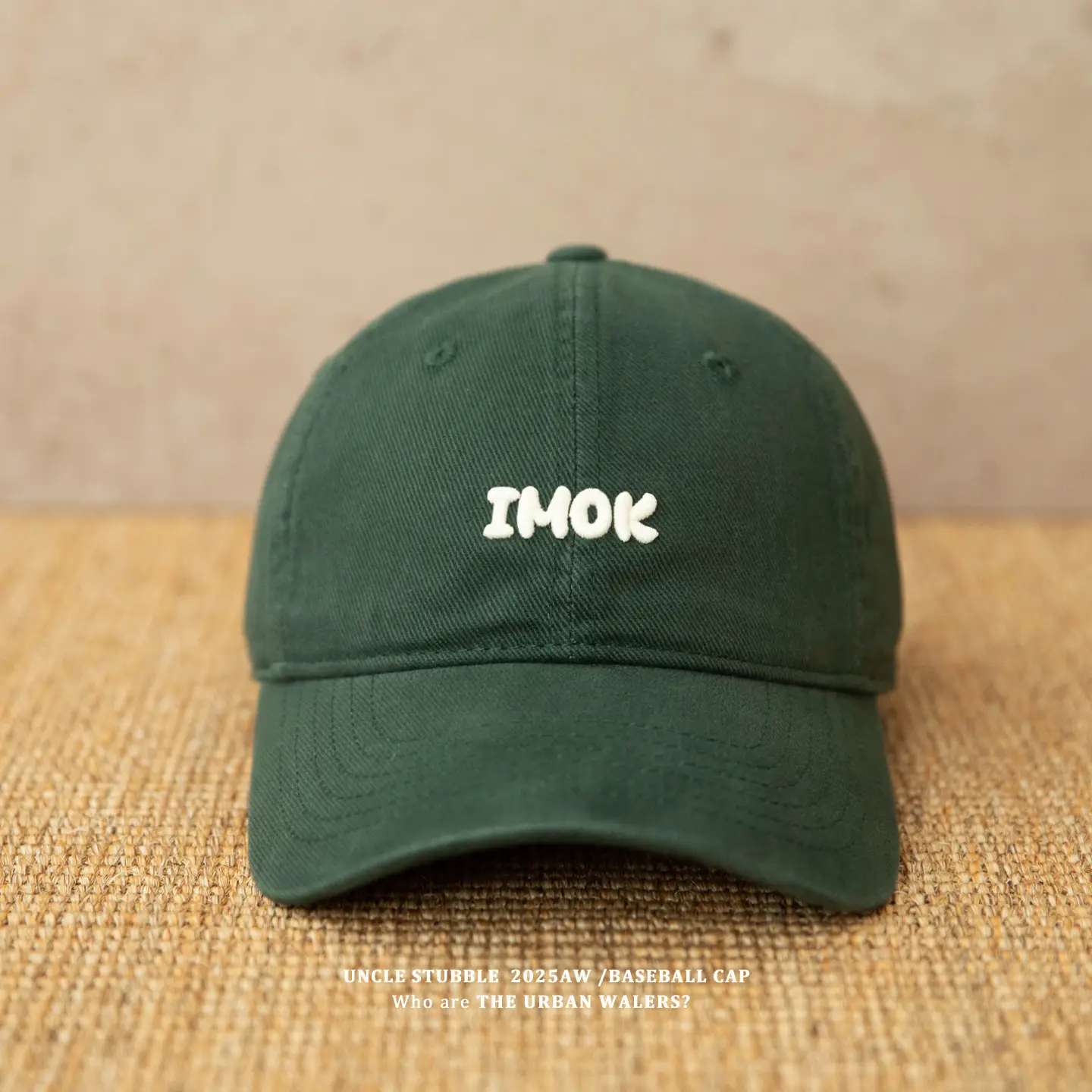 Korean Embroidered Baseball Cap Black Men Women — feature 9