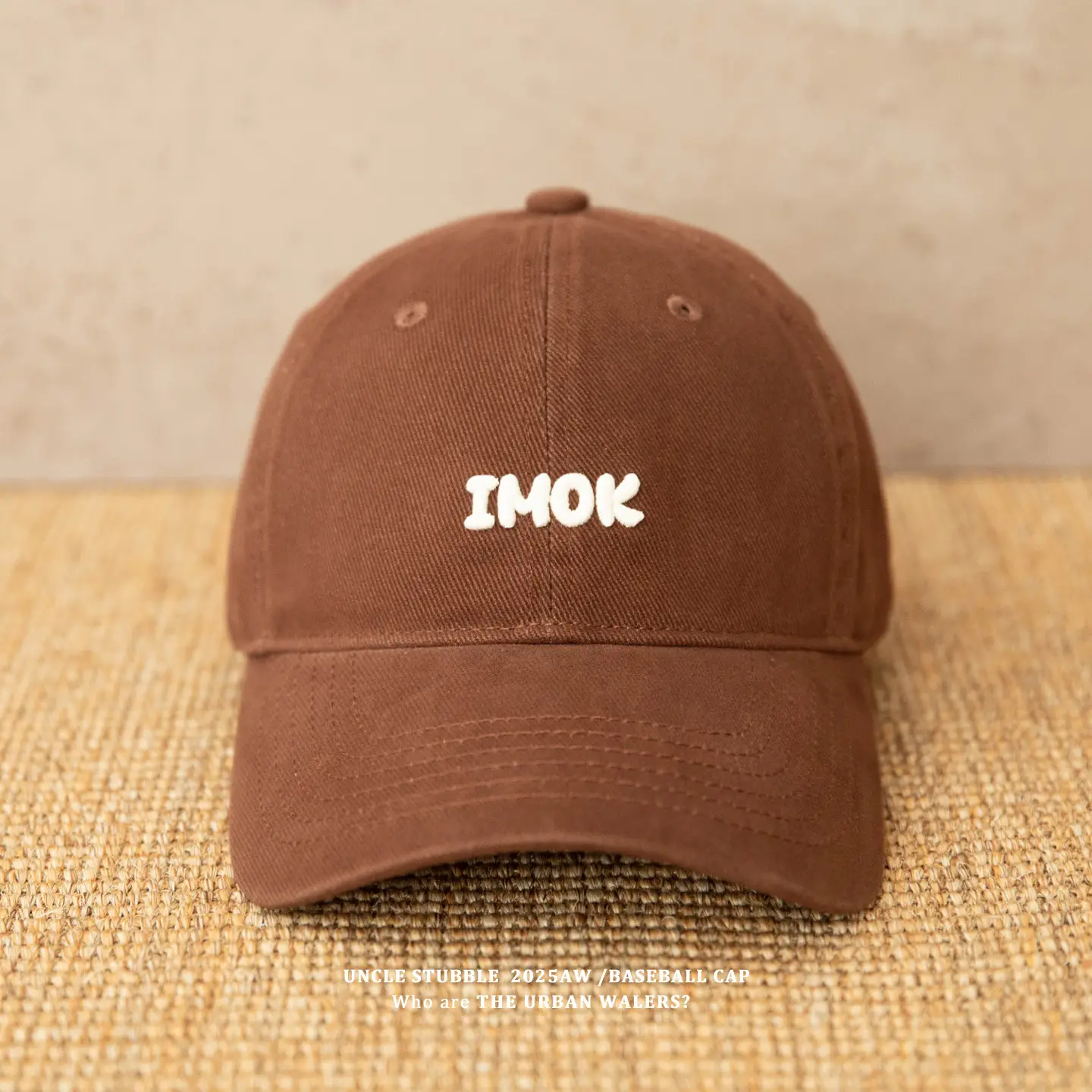 Korean Embroidered Baseball Cap Black Men Women