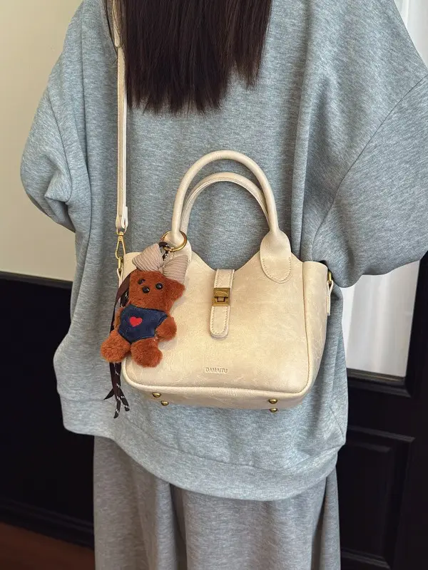Red Crossbody Handbag for Women 2025 New Autumn Winter - Image 12