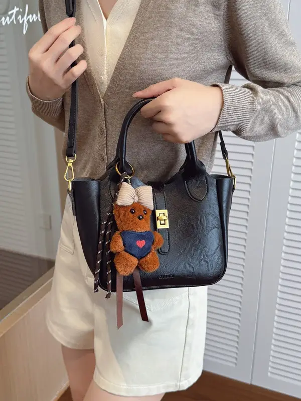 Red Crossbody Handbag for Women 2025 New Autumn Winter - Image 14