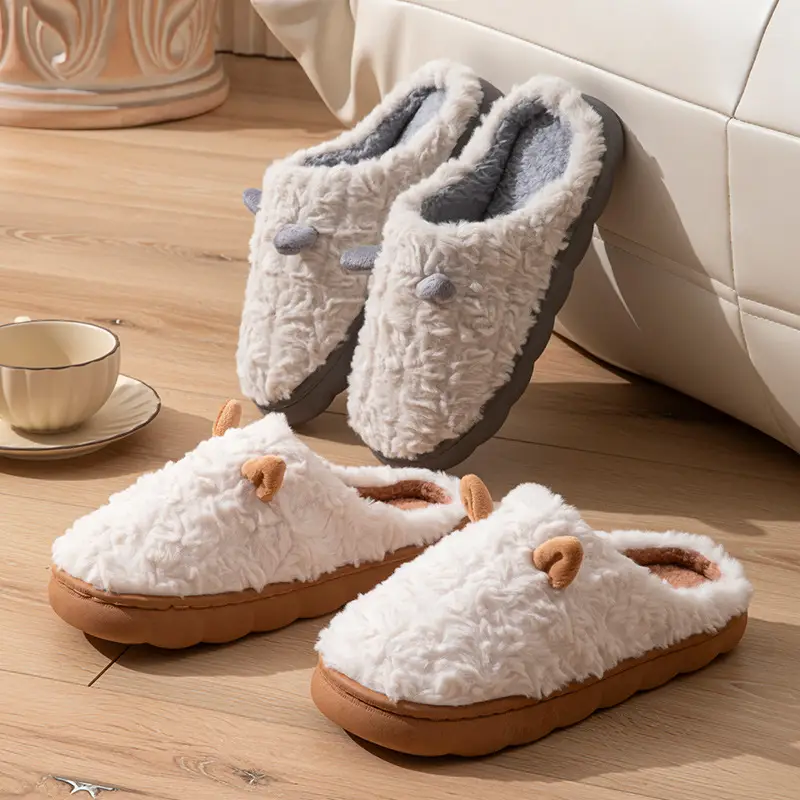 Men's Plush Warm Slippers for Winter 2025