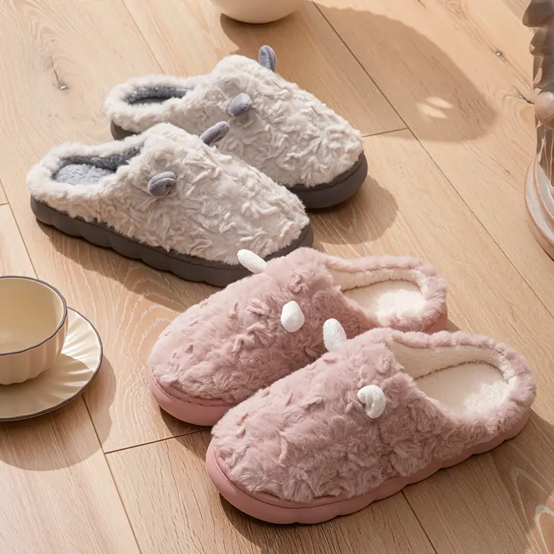 Men's Plush Warm Slippers for Winter 2025