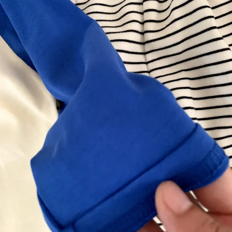 Boys Raglan Sleeve T-Shirt Blue Green White - Image 4