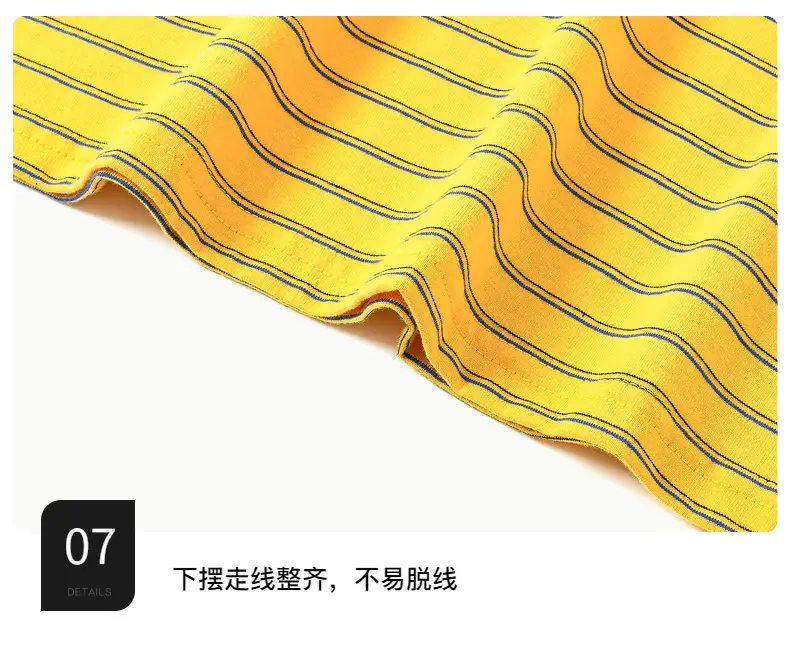 Boys Yellow Striped Long Sleeve T-Shirt 2025 Cotton — feature 14