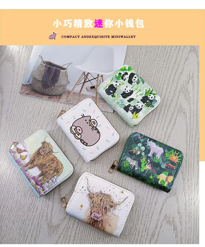 New Korean Style Women's Wallet with Sheep Design — feature 1