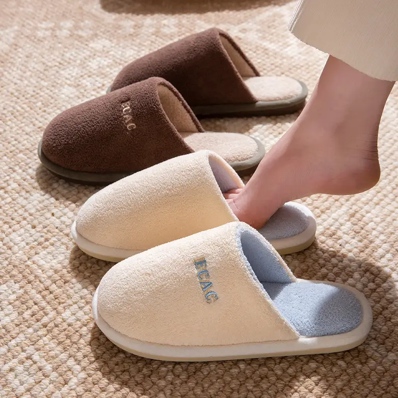 2025 Winter Woolen Cotton Slippers for Women Men - Image 5