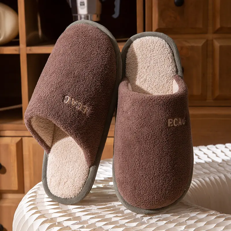 2025 Winter Woolen Cotton Slippers for Women Men - Image 8