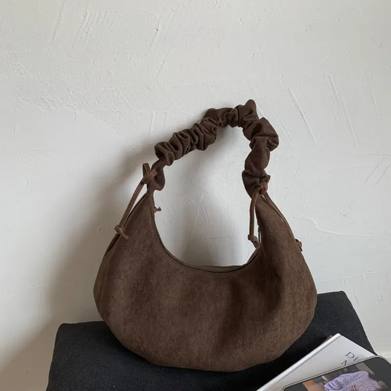 Yellow Pleated Crossbody Bag for Women — feature 11