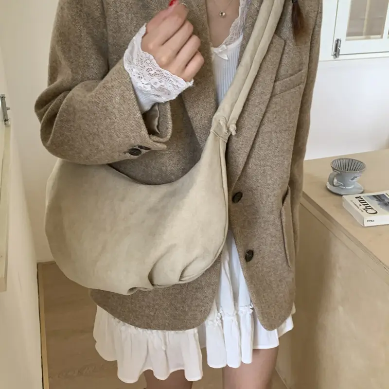 Yellow Pleated Crossbody Bag for Women — feature 33