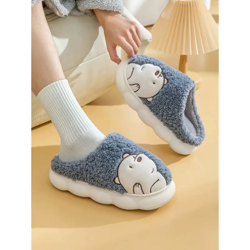 Winter Warm Slippers for Men & Women Thickened Bottom - Image 12