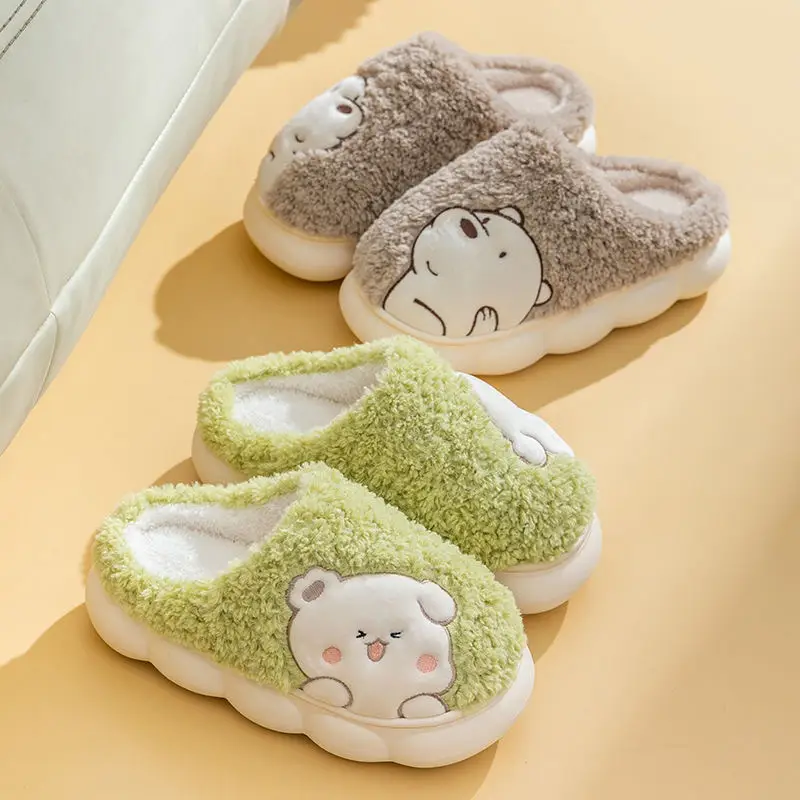 Winter Warm Slippers for Men & Women Thickened Bottom - Image 14