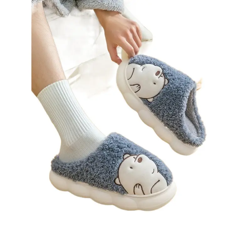 Winter Warm Slippers for Men & Women Thickened Bottom - Image 15