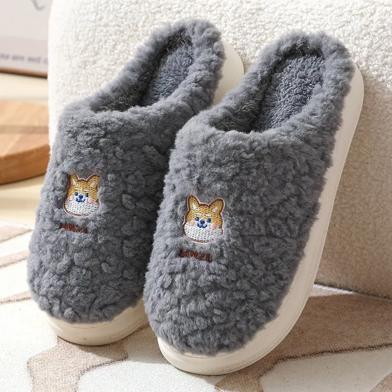 Winter Warm Slippers for Men & Women Thickened Bottom - Image 10