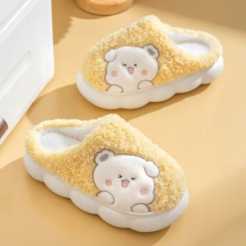 Winter Warm Slippers for Men & Women Thickened Bottom - Image 3