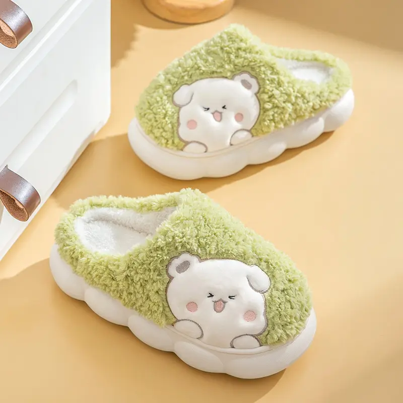 Winter Warm Slippers for Men & Women Thickened Bottom - Image 4