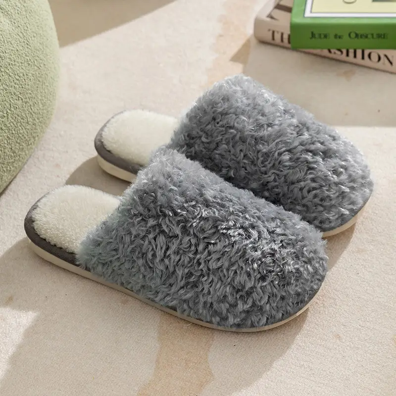 Winter Warm Slippers for Men & Women Thickened Bottom - Image 7