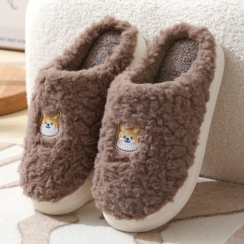 Winter Warm Slippers for Men & Women Thickened Bottom - Image 9