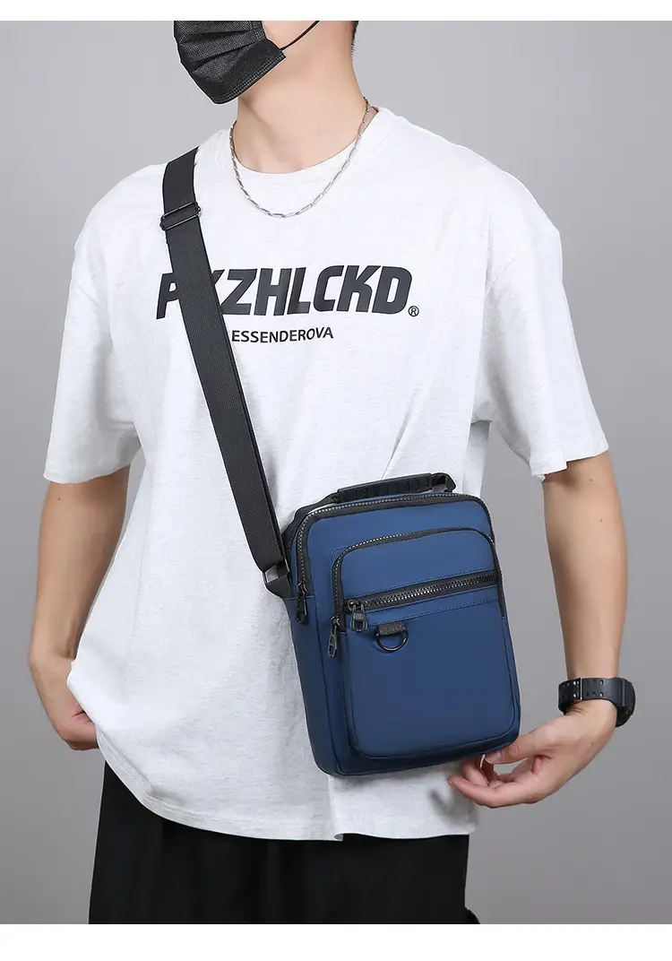 Men's Blue Crossbody Bag 20Pcs High-End Luxury — feature 16