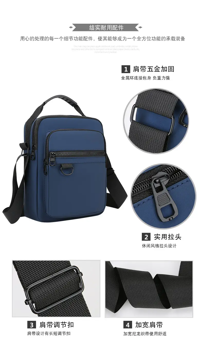 Men's Blue Crossbody Bag 20Pcs High-End Luxury — feature 2