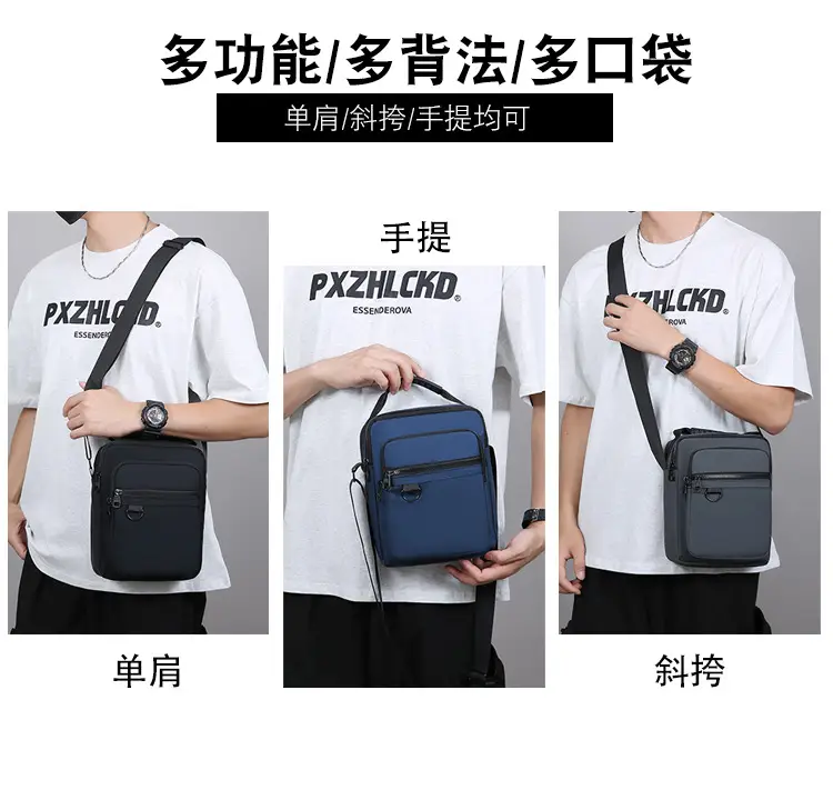 Men's Blue Crossbody Bag 20Pcs High-End Luxury — feature 3