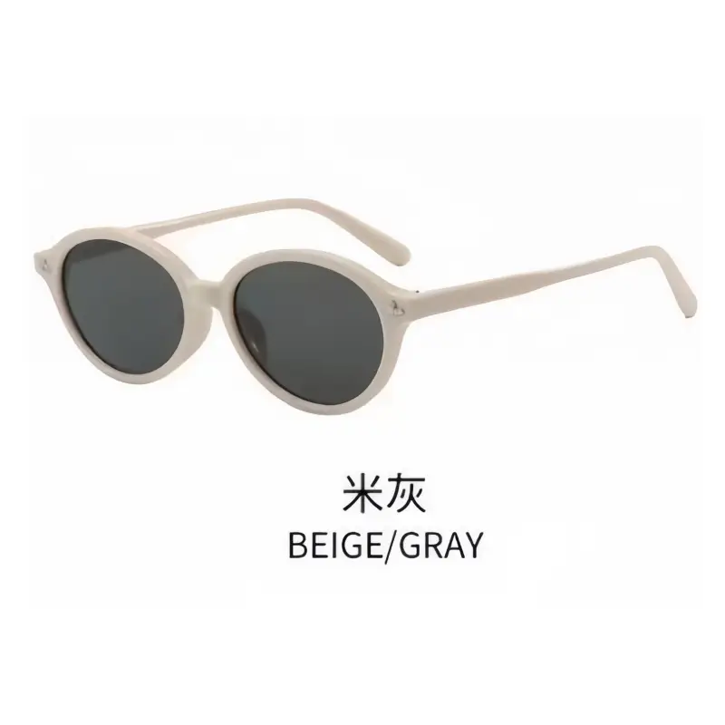 Leopard Print Korean Sunglasses Women Gray - Image 6