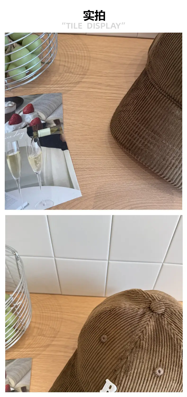 Warm Corduroy Baseball Caps for Women & Men — feature 4