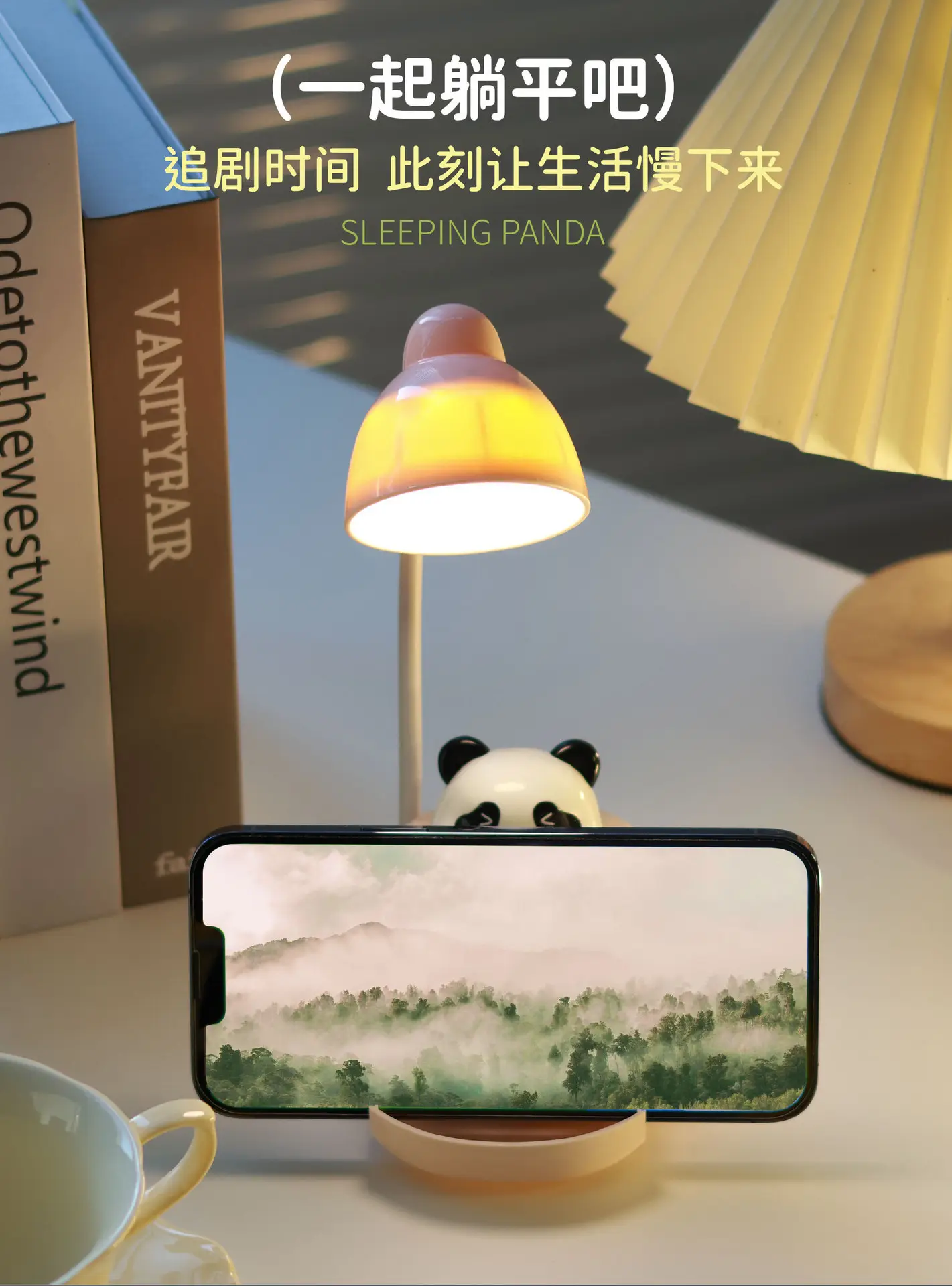 Spot Cartoon Rechargeable Desk Lamp Learning Led Panda Desk Lamp Creative Dormitory Student Desk Lamp Night Light Wholesale — feature 5