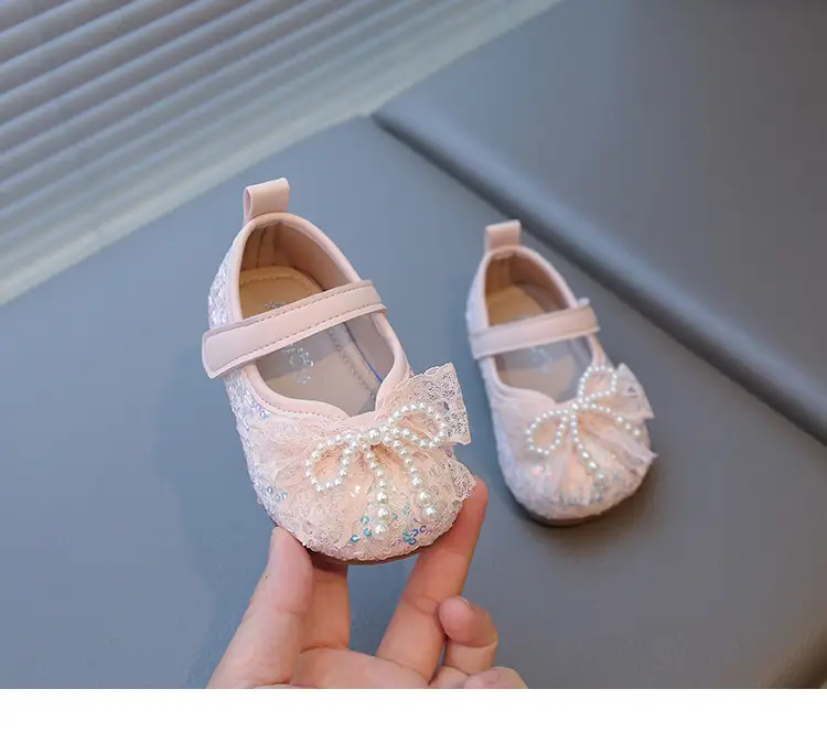 Baby Princess Bow Shoes White Non-Slip Toddler — feature 13