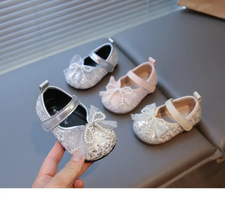 Baby Princess Bow Shoes White Non-Slip Toddler — feature 9