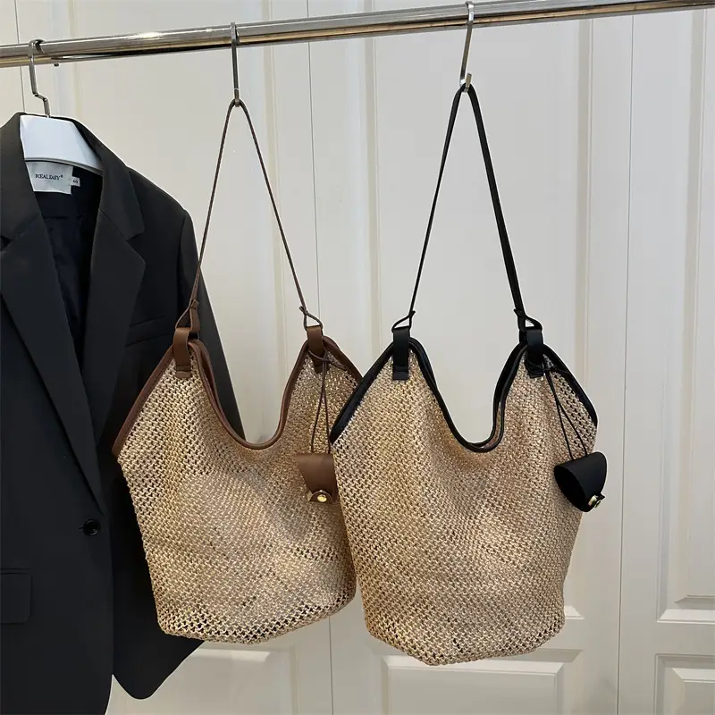 Women Woven Shoulder Bag 2025 Summer Niche Design - Image 3