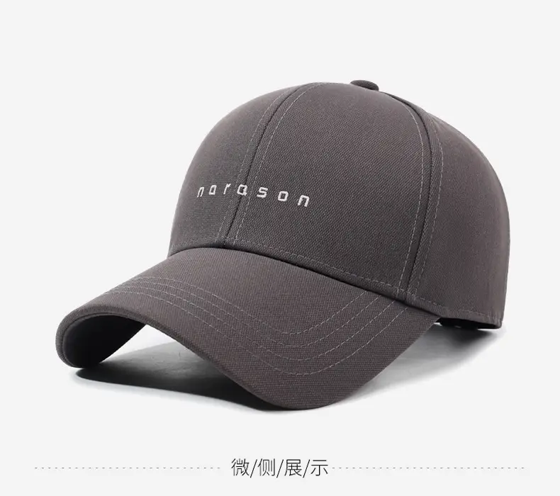 Men's Grey Baseball Cap with "NORRON" Logo — feature 10