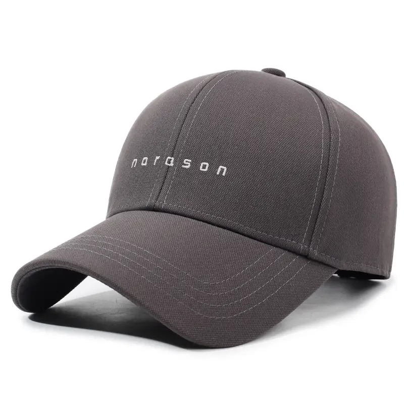 Men's Grey Baseball Cap with "NORRON" Logo - Image 3