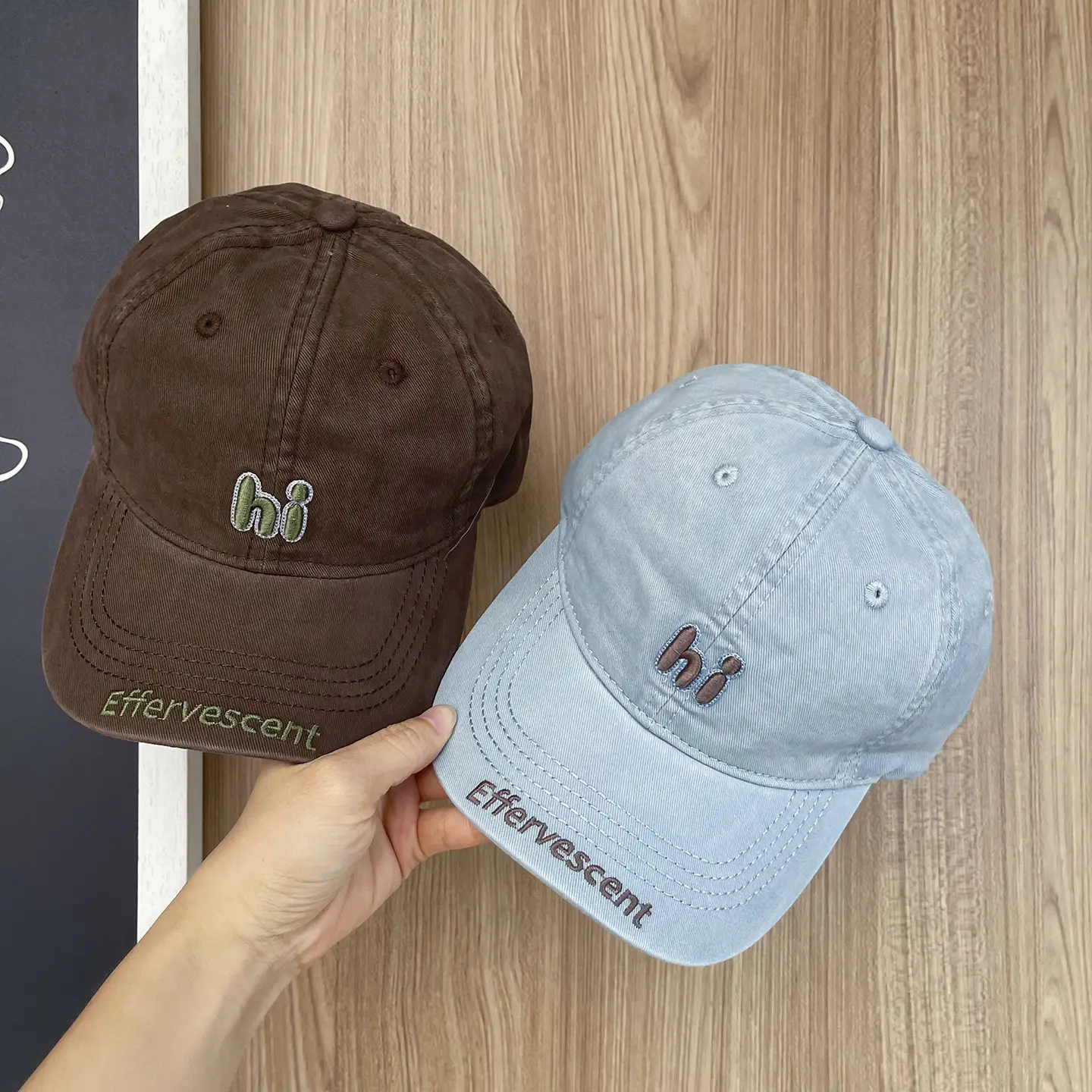 Children's Beanies White Easy Wash Baseball Caps - Image 9
