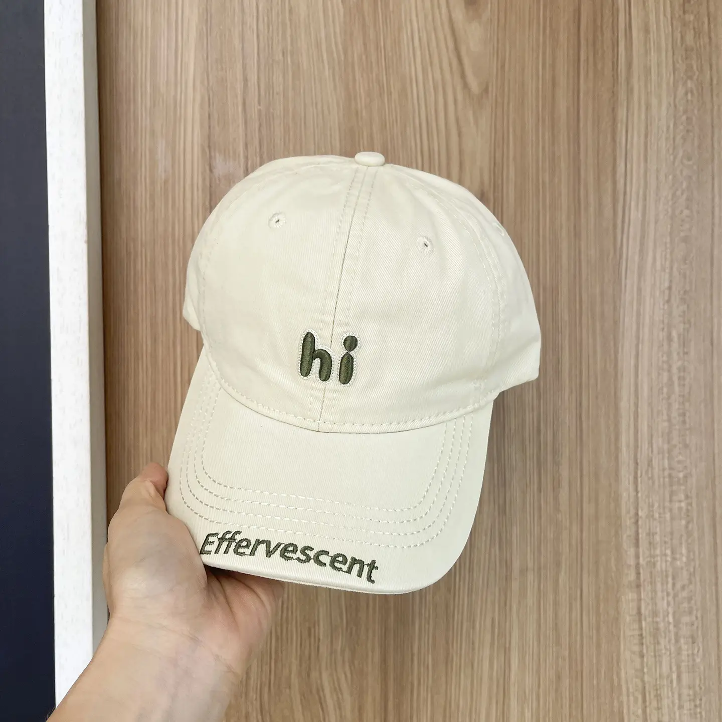 Children's Beanies White Easy Wash Baseball Caps — feature 9