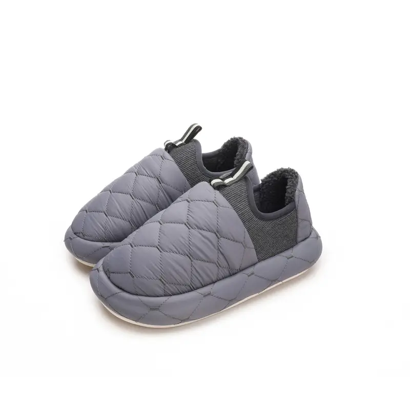 Winter Closed Back Cotton Slippers for Women Men