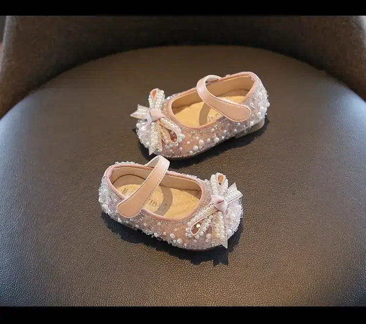 Baby Girl Shoes 1-3Yrs Pearl Bow Sole — feature 17