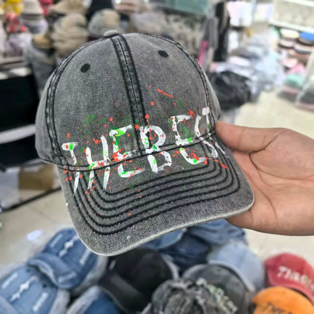Red Cartoon Print Baseball Cap for Men Women - Image 9